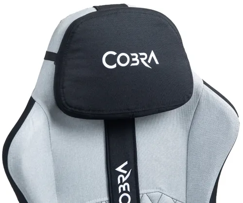 Fotel COBRA Player 5.0 CRF55GR Szary + podnóżek