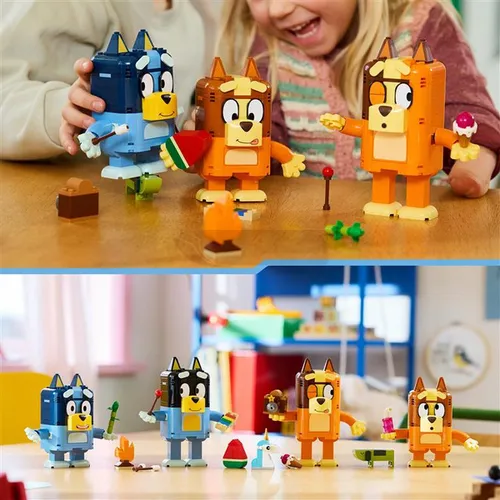 LEGO Bluey 11217 Rodzina Blue z klocków, zestaw klocków 5+