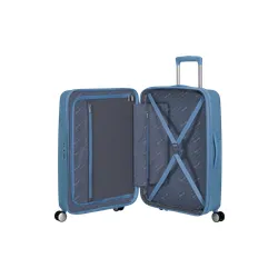 Средний чемодан American Tourister Soundbox 67cm - Sea Shimmer