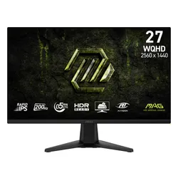 Monitor MSI MAG 275QF E20 27" 2560x1440px IPS 200Hz 0.5 ms [GTG]