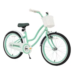 Rower dziecięcy INDIANA Pretty 20 cali dla dziewczynki Miętowy