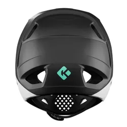 Kask rowerowy LAZER Chase KinetiCore Biało-czarny mat Full Face (rozmiar XS)