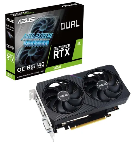 Karta graficzna ASUS Dual GeForce RTX 3050 V2 OC Edition 8GB GDDR6 128bit DLSS