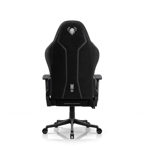 Fotel Diablo Chairs X-One 2.0 Small Burned Black Gamingowy do 90kg Tkanina Czarny