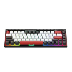 Klawiatura mechaniczna Redragon K635 Magic-wand Mini Red Switch Biało-czarny