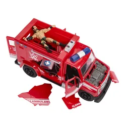 Samochód MATTEL WWE Slambulance karetka do rozbijania JMR51