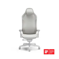 Fotel Fractal Design Refine Fabric Light Gamingowy do 125kg Tkanina Szary