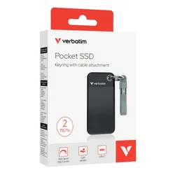 Dysk VERBATIM Pocket 2TB SSD Czarno-szary