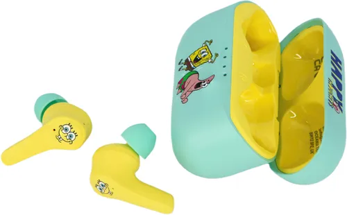 Słuchawki dokanałowe OTL SpongeBob SquarePants Turkusowo-żółty