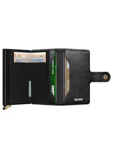 Кошелек Secrid Premium RFID Miniwallet Emboss Diamond - черный