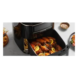 Air Fryer Frytkownica beztłuszczowa DREAME AF30 Czarny 7l z okienkiem do obserwacji postępów gotowania