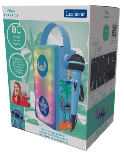 Głośnik mobilny LEXIBOOK Disney Stitch BTP185DZ Niebieski