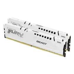 Pamięć RAM Kingston FURY Beast DDR5 64GB (2x32GB) 6000 CL36 EXPO Biały