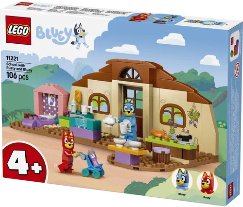 LEGO 11221 Bluey Szkoła z Ryżykiem i Blue