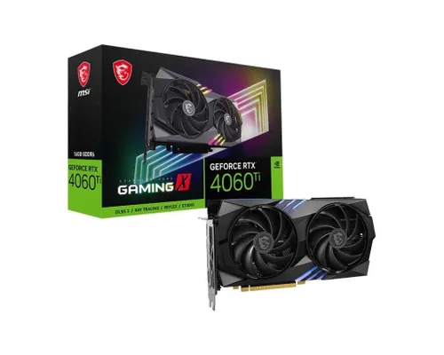 Karta graficzna MSI GeForce RTX 4060 Ti GAMING X 16GB GDDR6 128bit DLSS