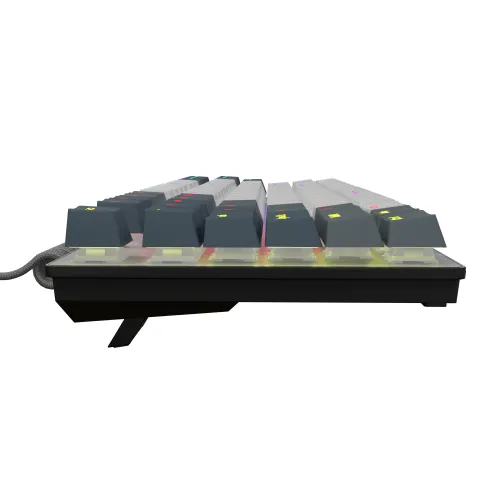 Klawiatura mechaniczna Lorgar Azar 514 TKL RGB Biało-czarny