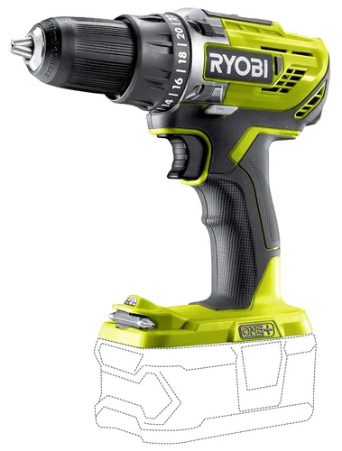 Wiertarko-wkrętarka RYOBI ONE+ R18DD3-0 + Akumulator RYOBI RC18120-150 5Ah 18V + Ładowarka