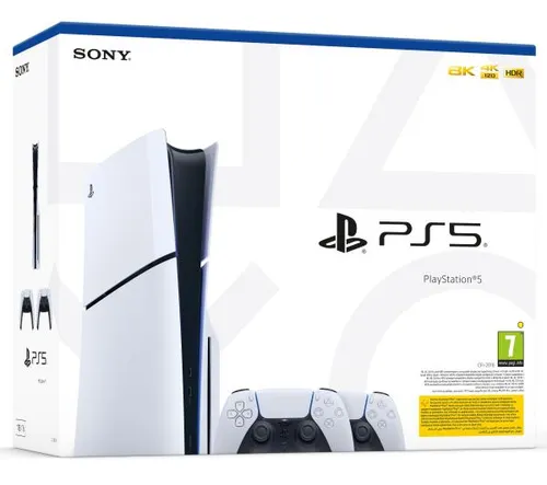 Konsola Sony PlayStation 5 D Chassis (PS5) z napędem 1TB + dodatkowy pad (biały)