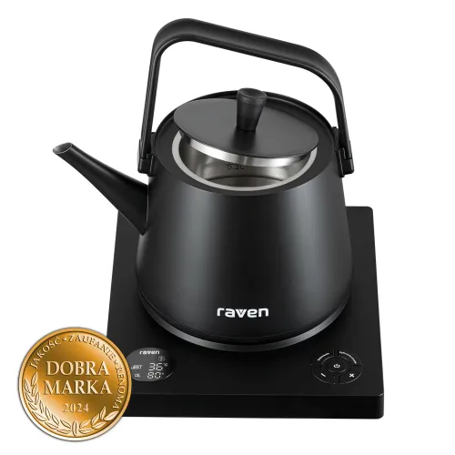 Czajnik Raven EC026 0,7l 1100W Regulacja temperatury + ECD001