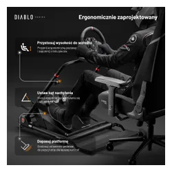 Stojak DIABLO CHAIRS X-Drive Mini Czarny