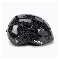 Kask rowerowy dziecięcy Lazer Nutz KinetiCore black leopard
