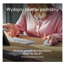 Myszka Logitech Mobi Fold Biały