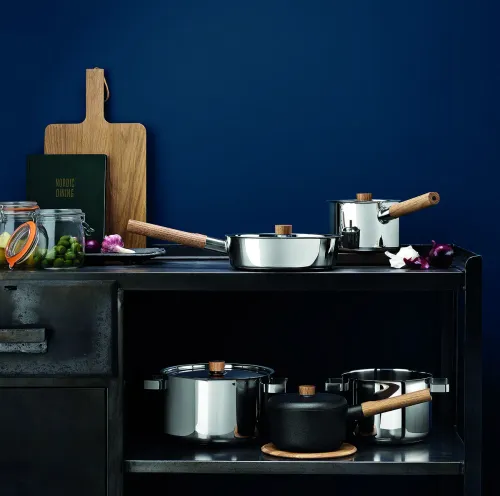 EVA SOLO Nordic Kitchen 1,5 l - rondel z pokrywką ze stali nierdzewnej