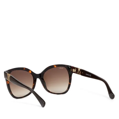 Okulary przeciwsłoneczne Max Mara Emme3 MM0014/S 52F Dark Havana/Gradient Brown - Rozmiar (EU) 56