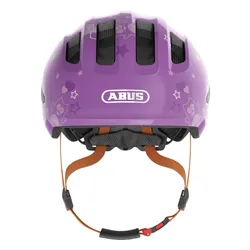 Kask rowerowy ABUS Smiley 3.0 Star Fioletowy dla Dzieci (rozmiar M)