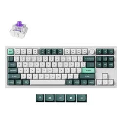 Klawiatura KEYCHRON Q3 HE QMK Wireless Biało-zielony