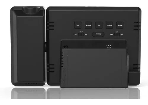 Zegar z projektorem Hama Plus Charge Czarny