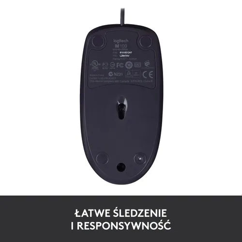 Myszka Logitech M100 Szary