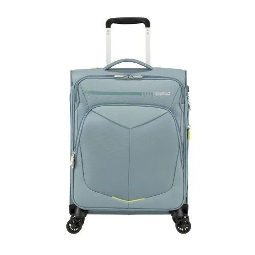 American Tourister walizka kabinowa poszerzana Summerfunk - metal grey