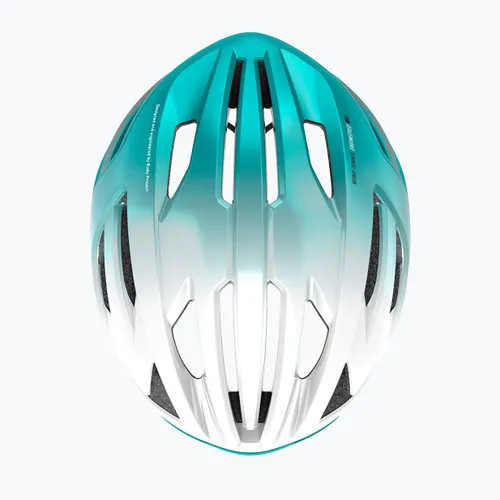 Kask rowerowy Rudy Project Egos pearl/emerald metal matte