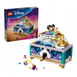 LEGO Disney 43295 Szkatułka na biżuterię Dżasminy, zestaw klocków 6+
