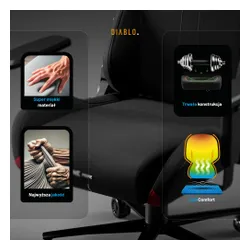 Fotel DIABLO CHAIRS X-One 2.0 Prime Czarny