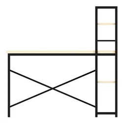 Biurko gamingowe MARK ADLER Leader 4.0 Brązowo-czarny