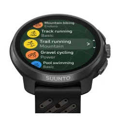 Zegarek sportowy Suunto Race 2 Titanium Black 49mm GPS Czarny-tytanowy