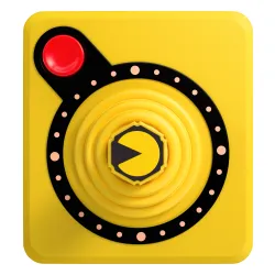 Joystick Atari CX40+ Pac-Man Edition do Atari 2600+ / 7800+ Bezprzewodowy Żółty
