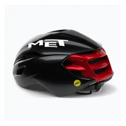 Kask rowerowy MET Manta MIPS black/red glossy