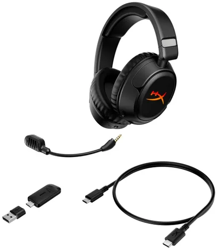 Słuchawki HYPERX Cloud Flight 2 Bezprzewodowe, Nauszne Czarny