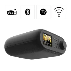 Radioodbiornik Hama DIR400 Radio FM, DAB, Internetowe Wi-Fi Bluetooth Czarny