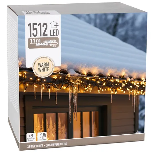 Lampki świąteczne 1512 LED 11 m