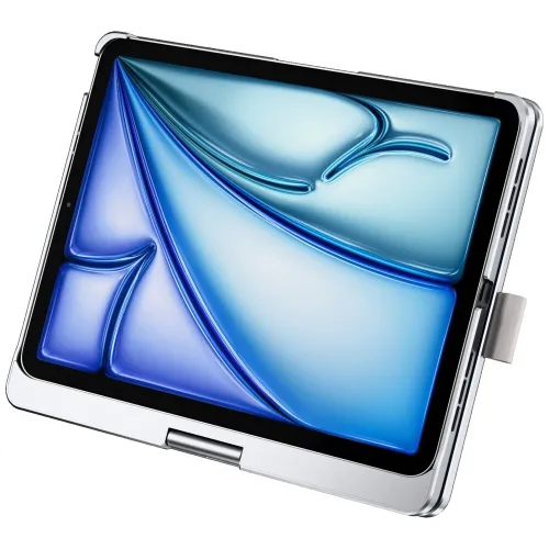 Etui na iPad Air 11 cali TYPECASE Flexbook Touch Srebrny Klawiatura