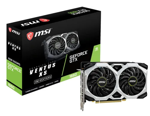 Karta graficzna MSI GeForce GTX 1660 Ventus XS OC 6GB GDDR5 192bit