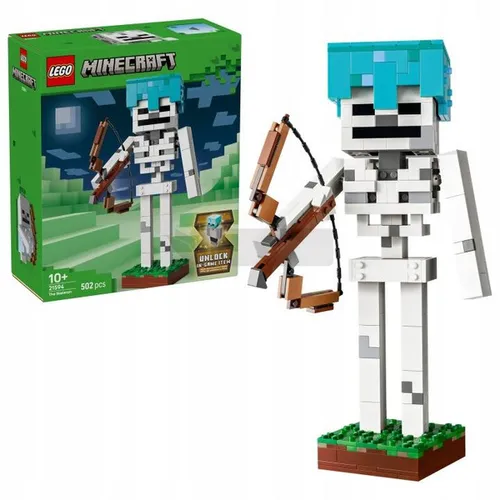 LEGO Minecraft 21594 Szkielet, zestaw klocków 10+