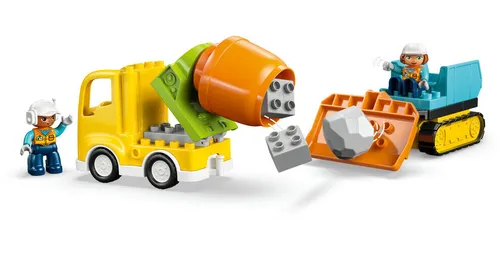 LEGO 10476 DUPLO Plac budowy z pojazdami 3 w 1