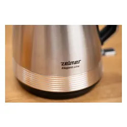 Электрический чайник Zelmer Elegant Line серебряно-черный