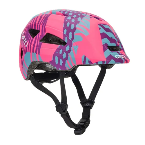 Kask rowerowy dziecięcy Giro Scamp II Jr matte pink animal