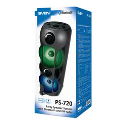 Głośnik mobilny SVEN PS-720 Radio FM Czarny